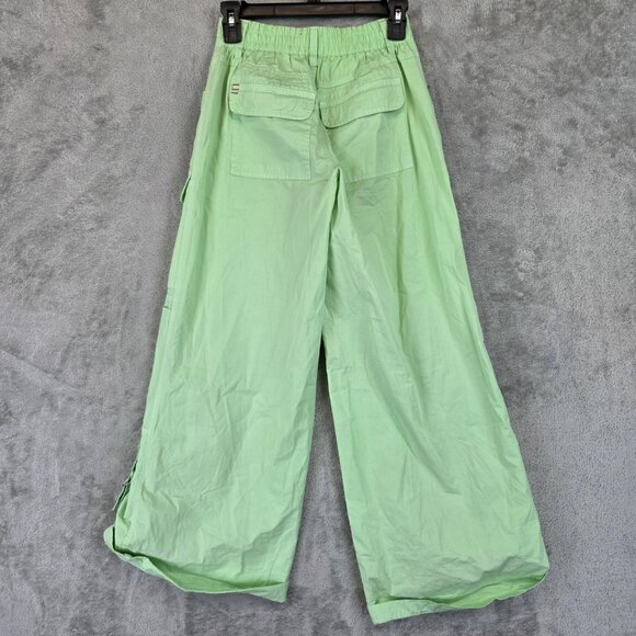 BDG Cargo Pants Womens XS Mint Green Wide Leg D-Ring Pockets Urban Outfitters - Picture 10 of 16